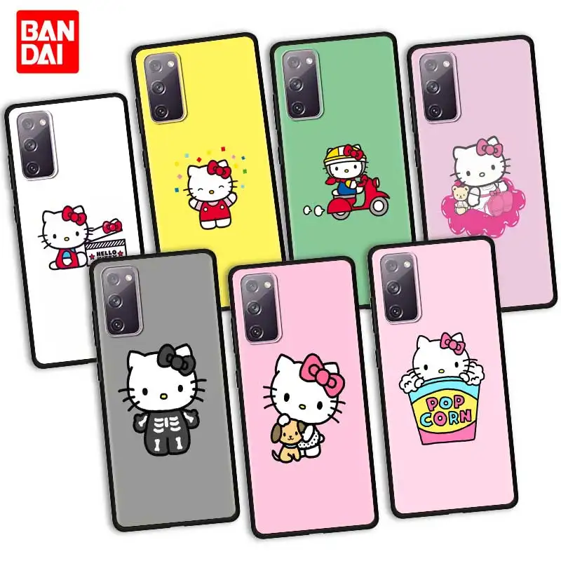 

Hello Kitty Small Cute Phone Case for Samsung Galaxy S20 FE S21 S10 S9 Plus Ultra 5G S20fe S21fe S20ultra Coque Silicone Cover
