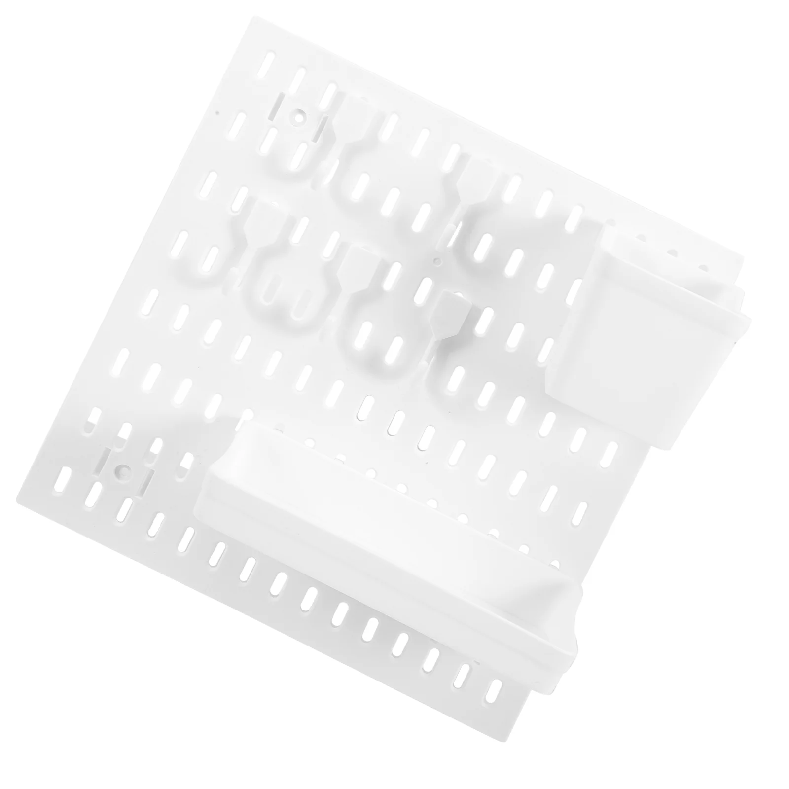 

Peg Board Rack Plastic Stand Boards No Punching Wall Pegboards Office Organizer Door Back