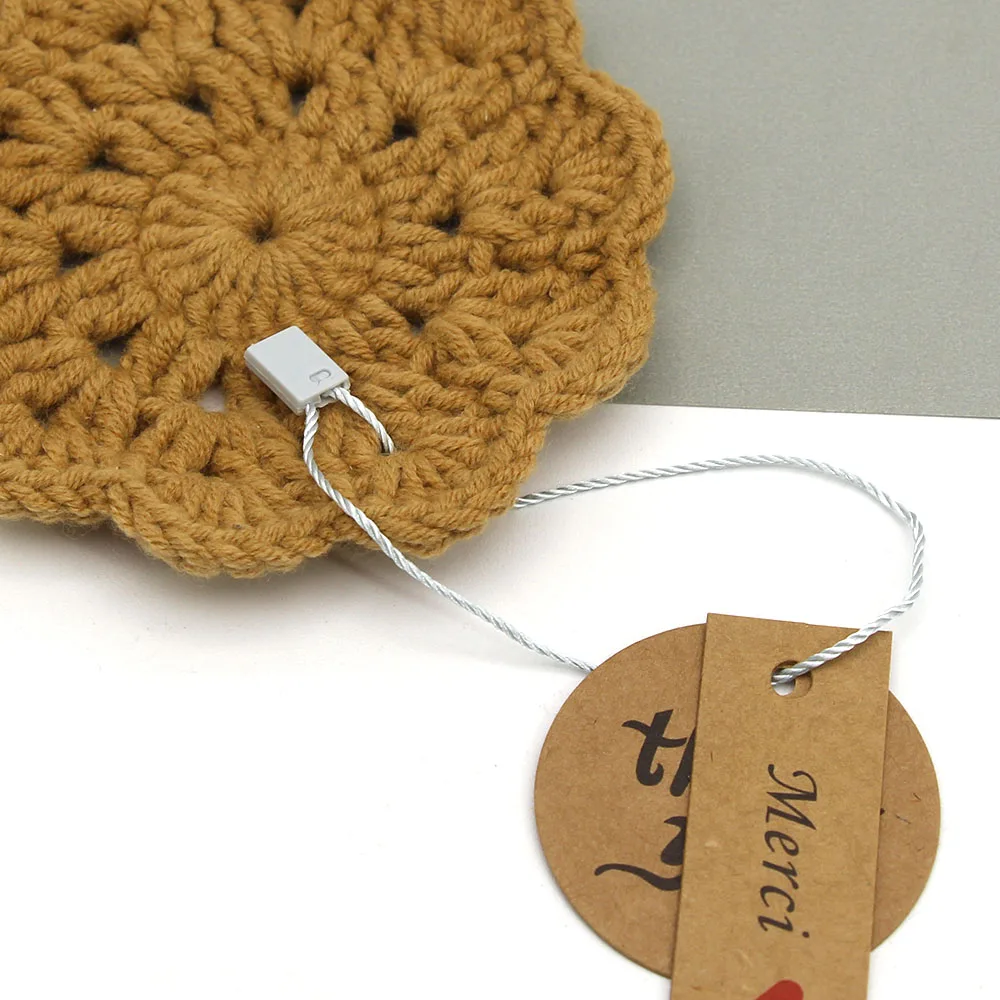 Ярлыки ручной работы 100 шт. яркие квадратные пластиковые подвесные ярлыки для