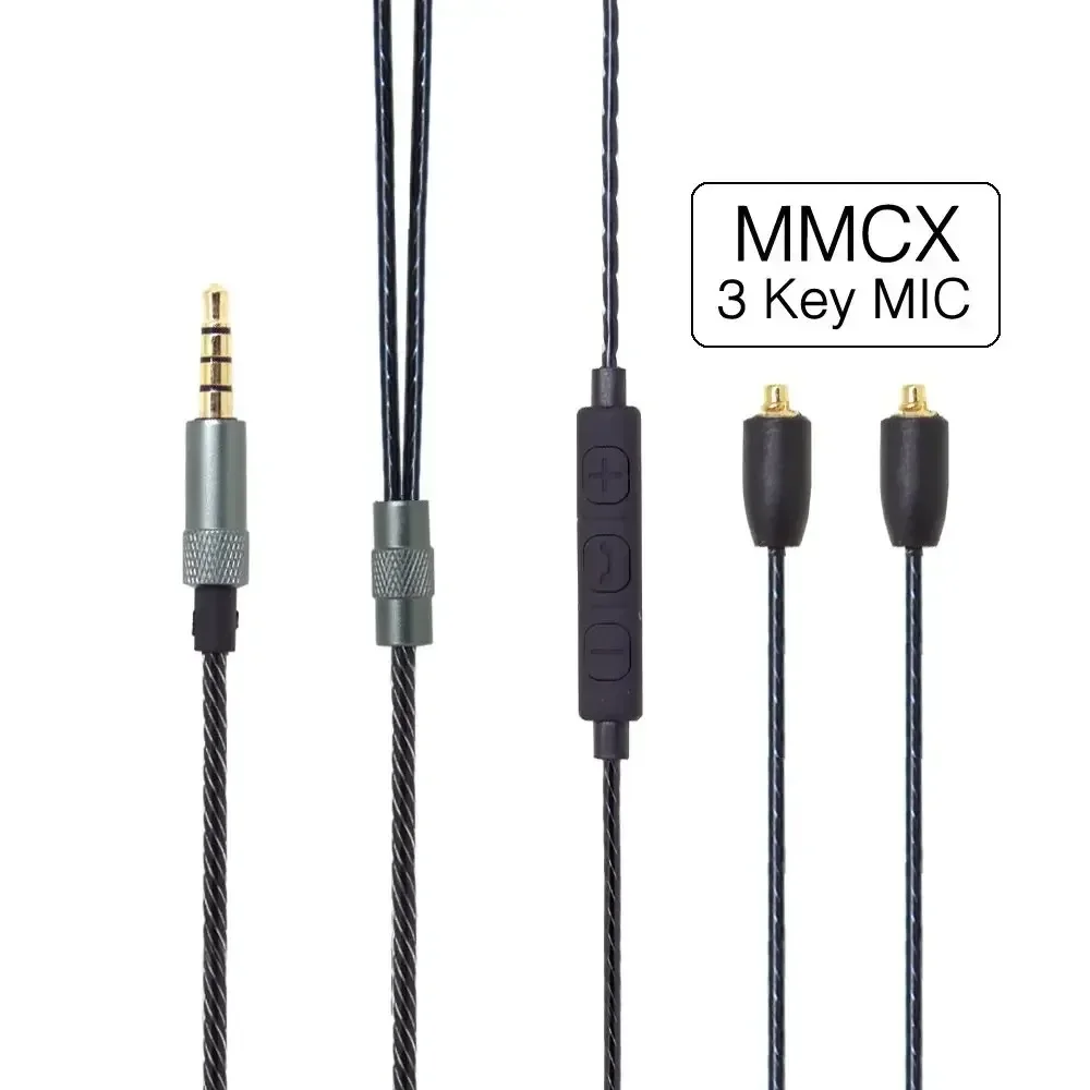Сменный OFC-удлинитель MMCX стерео аудио Aux для наушников Beyerdynamic Xelento