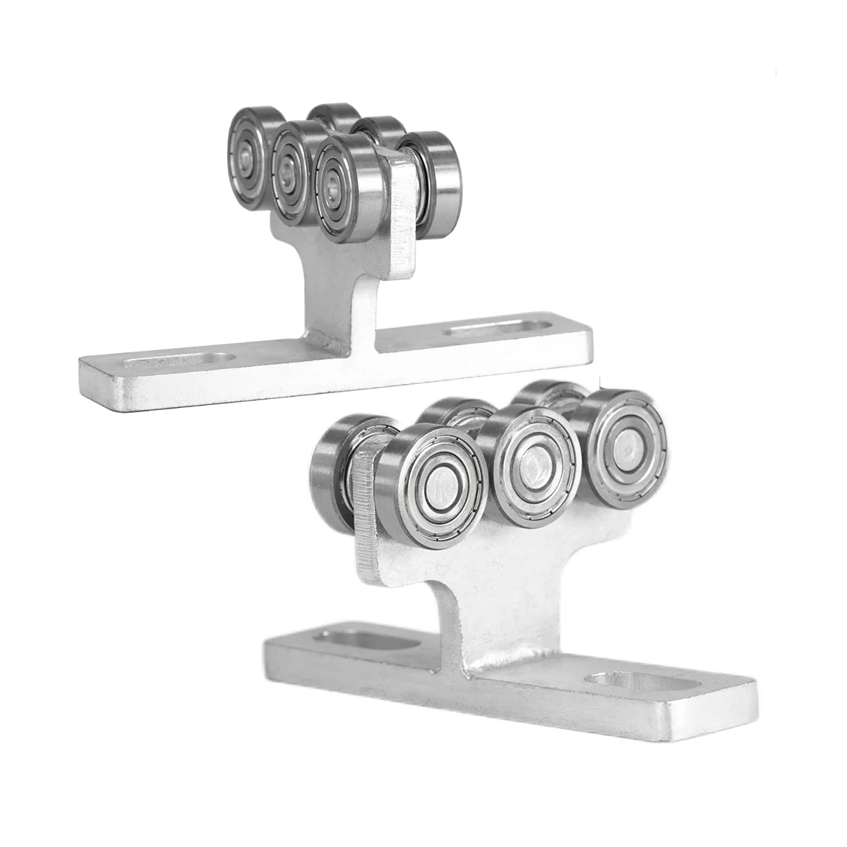 

2 шт., электрические роликовые тележки для 1-5/8 дюймов шириной и всех 1-5/8 дюймов, тележки в сборе, бесшумные 6 колес