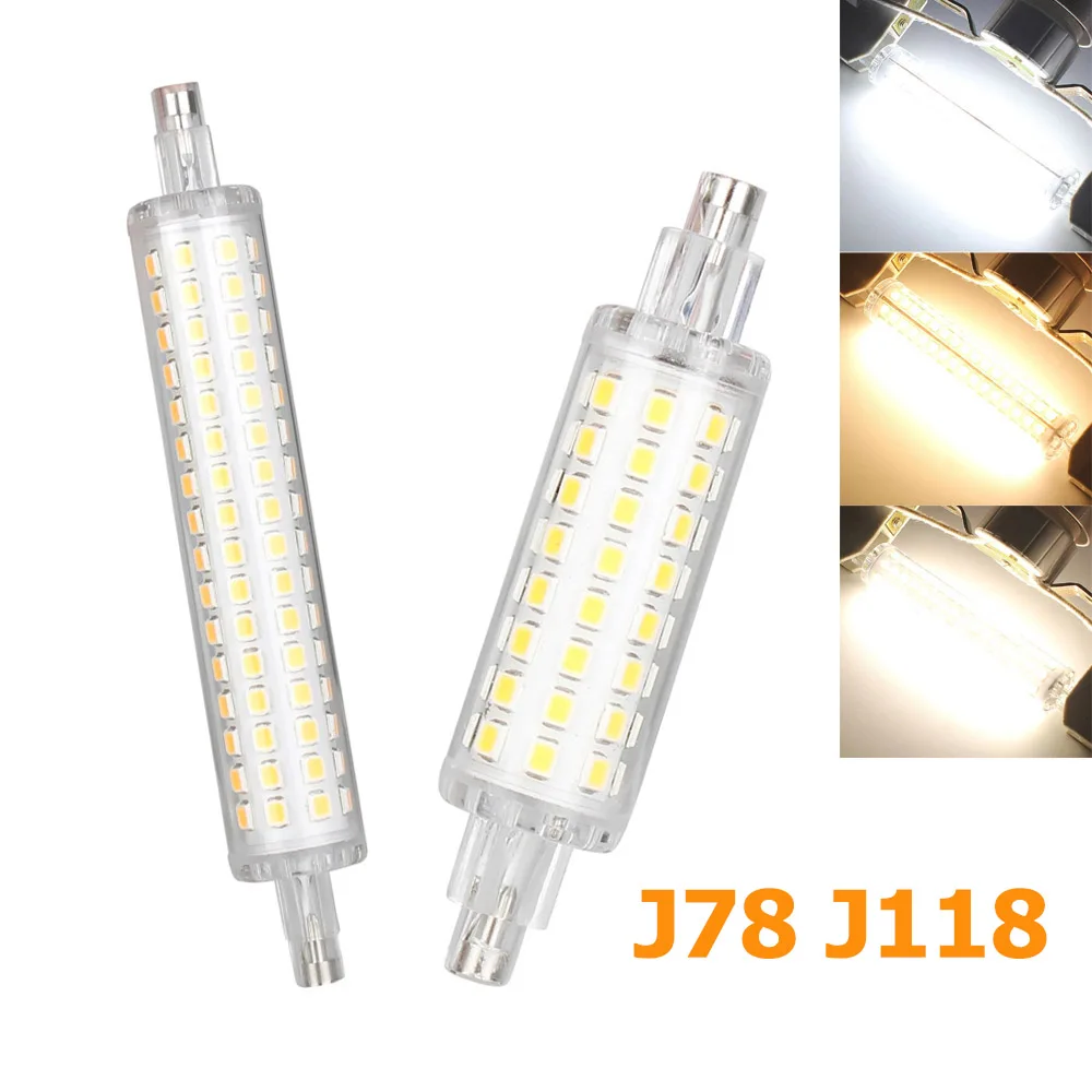J78 J118 R7s LED Flood Light Декоративные галогенные лампы замены 64LEDs 128LEDs лампочка трубки 220V