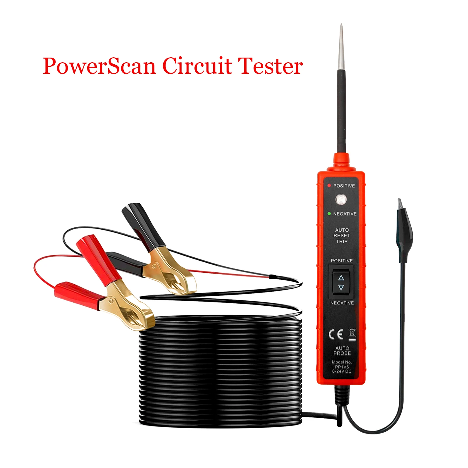 

Autel PowerScan Electrical System Diagnosis Tool Multifunctional Circuit Tester Power Scan For Car Vehicle 6-24V PPV15