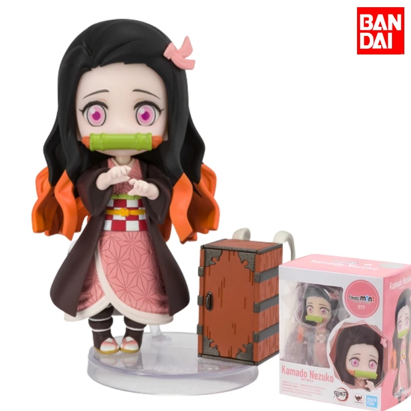 

Bandai Genuine 017 Kamado Nezuko Action Figure Demon Slayer Anime Figuarts mini Toys For Kids Gift Collectible Model Ornaments