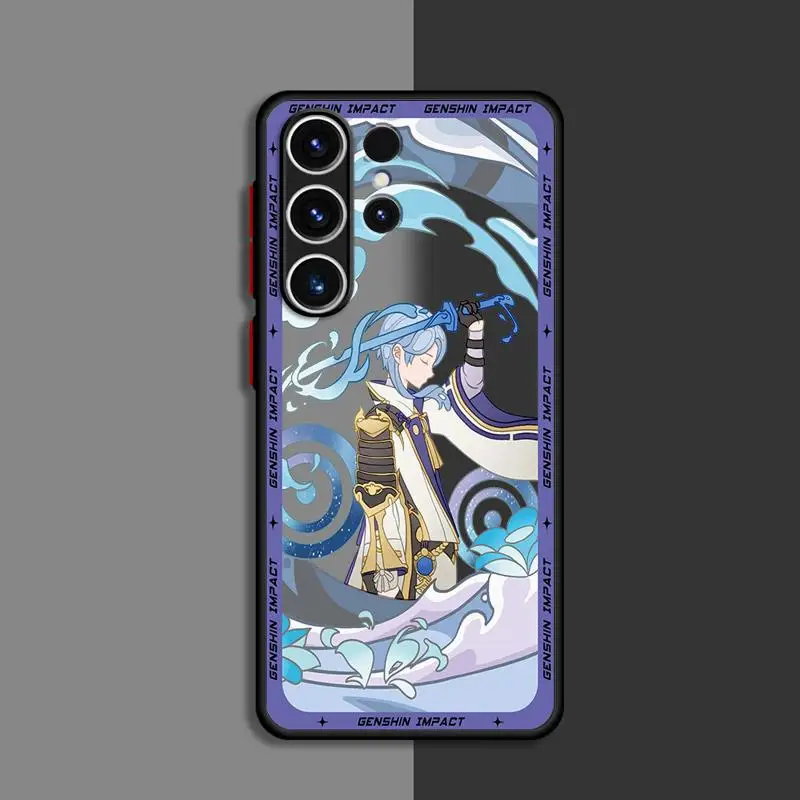 Мультяшные крутые чехлы для телефонов Raiden Zhongli Samsung Galaxy S23 Ultra чехол S20 9 S24 S21 FE Note20 S10