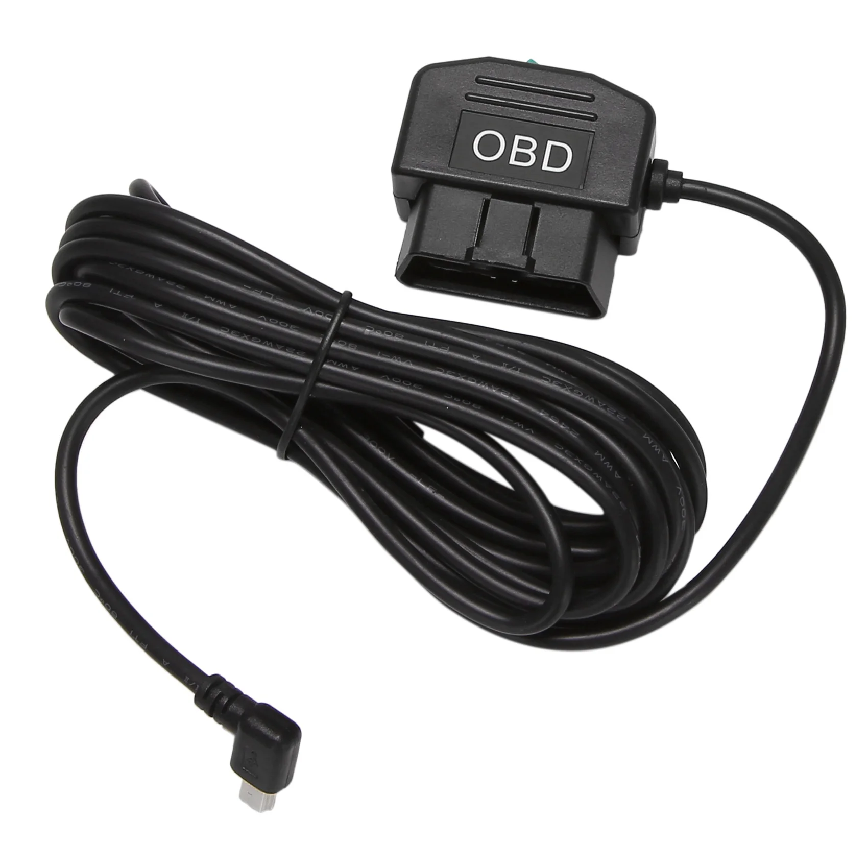 Выход 5 В 3 А USB-порты автомобильный адаптер OBD блок питания кабель метра линия