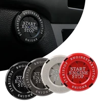 engine start stop button cover stickers car motorcycle ignition switch rotatable protection cap interior decor decor sticker 1pc