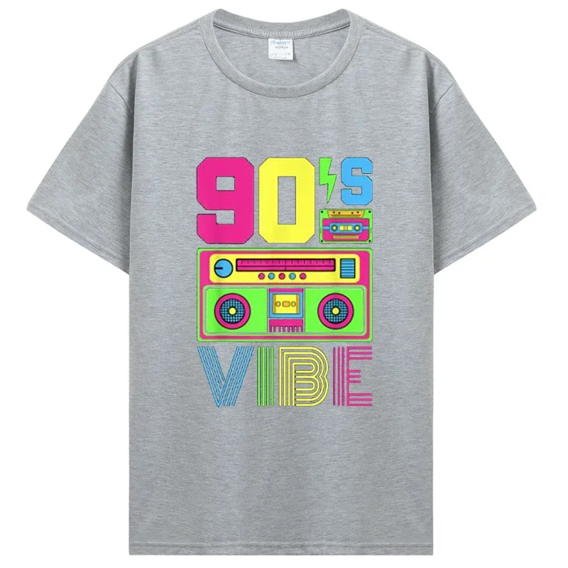 90-х Vibe 1990 Стиль Мода 90 тема наряд Nineties костюм футболка Забавный Графический Топ