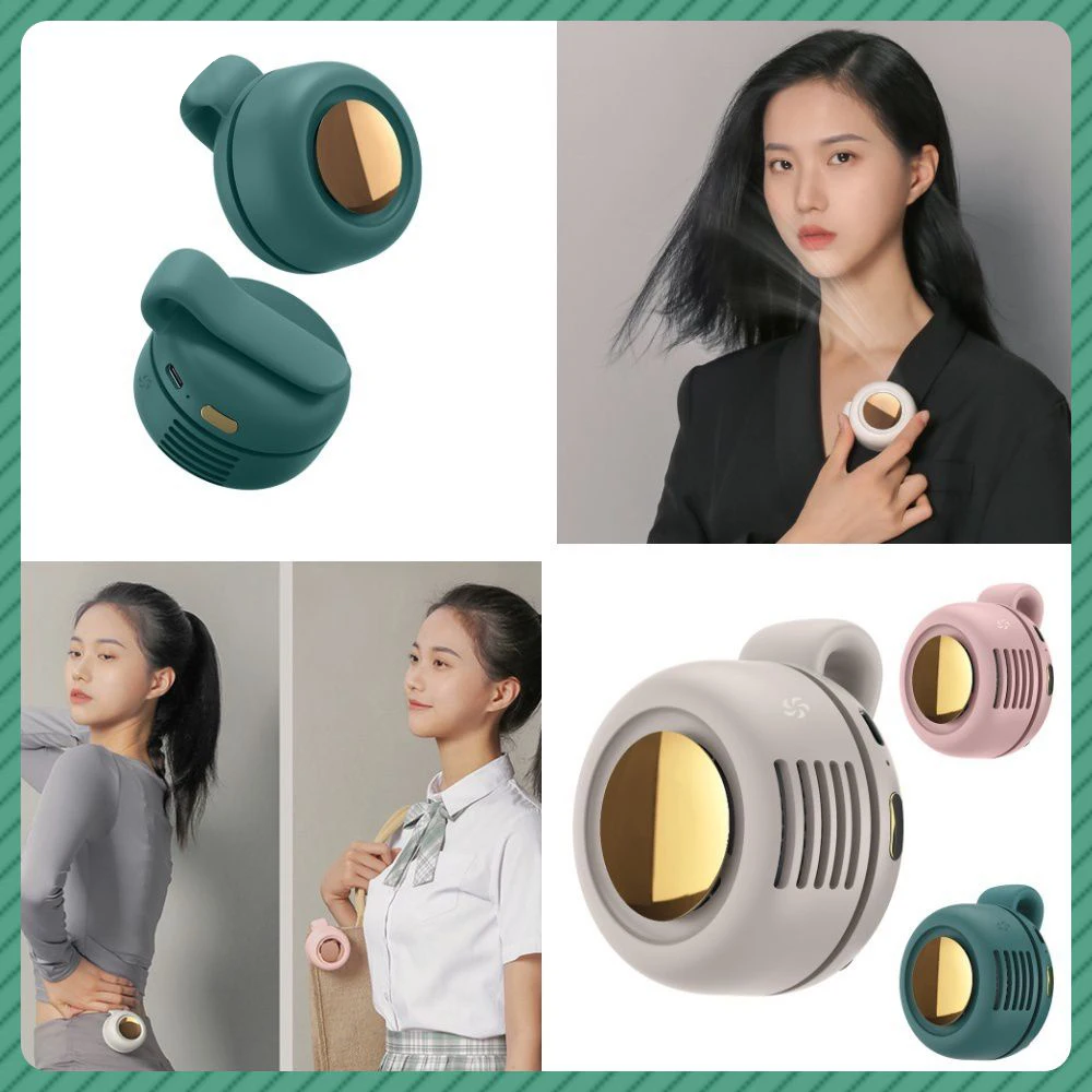 USB-вентилятор на шею с 3 скоростами