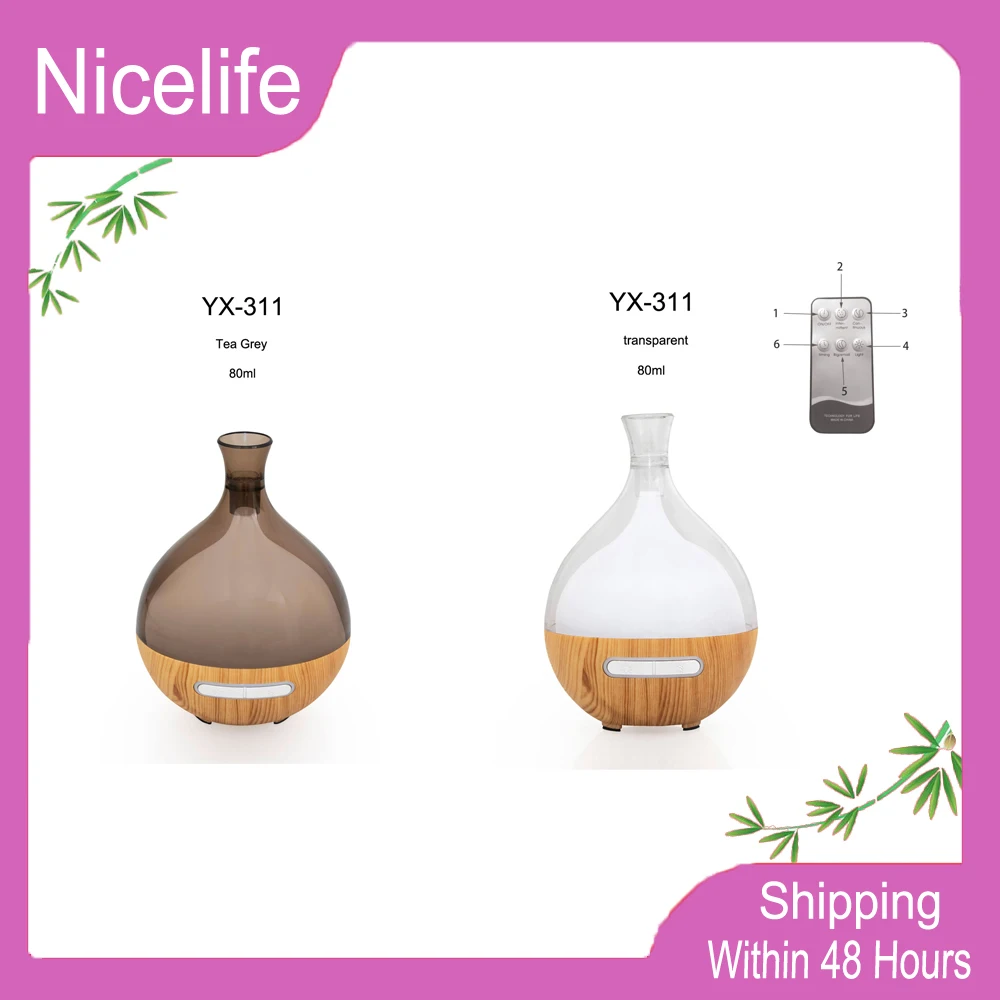 

Увлажнитель воздуха YX311 ультразвуковой с аромадиффузором, 80 мл