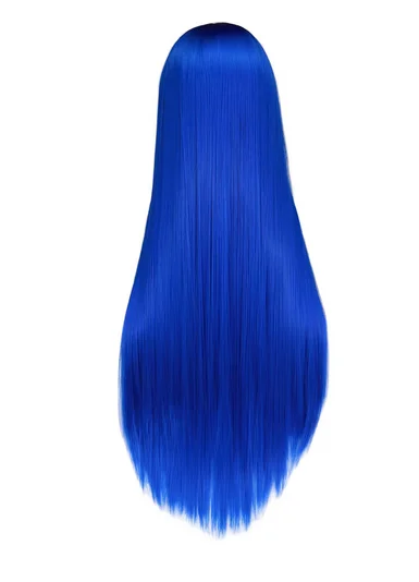 Аниме Fairy Tail Длинные Синие Прямые Женские Венди Марвелл Косплей Синтетические