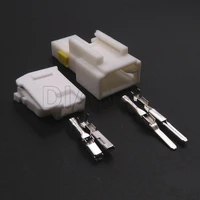 1 set 2 way car male female docking connector for toyota 7283 1026 mg641762 mg651759 auto tweeter and woofer speaker socket