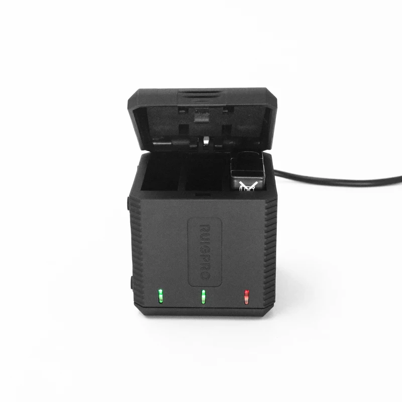 Светильник устройство для GoPro Hero 10 2100 мАч 3 слота карт |