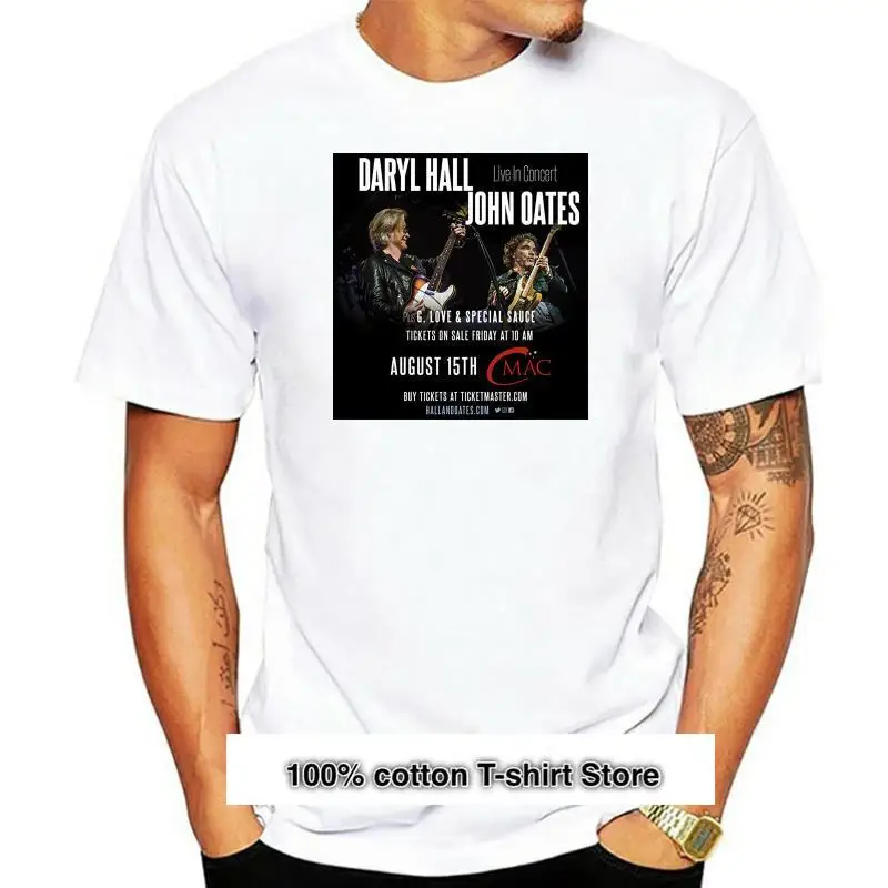 

Camiseta negra de Salon y Oates, talla S, M, L, XL, 2XL, 3XL, Tour de verano 2022