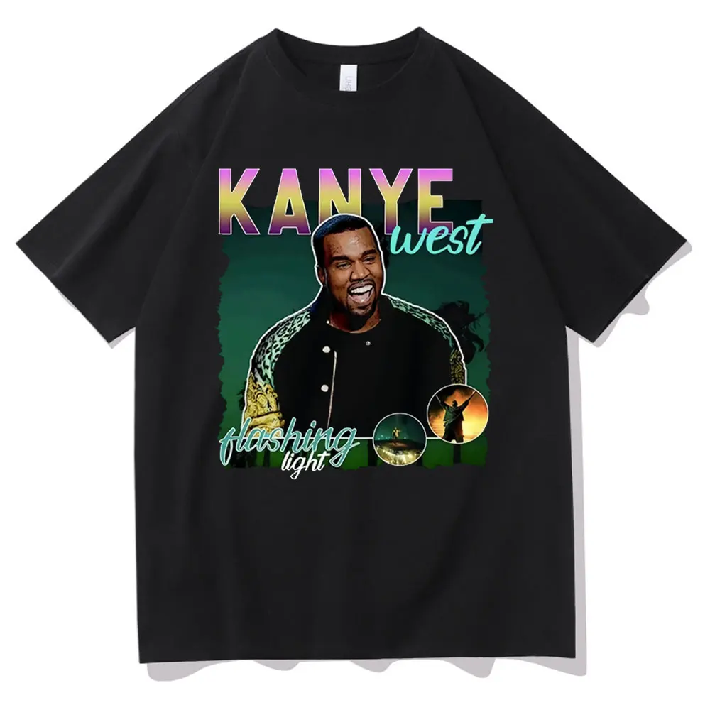 

Kanye West Hip Hop Oversized Tshirt Men Women Fashion Casual Harajuku Trend Brand T-shirts Summer Man Tops Men's Kpop Streetwear