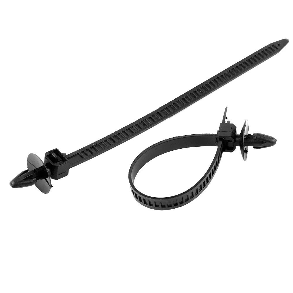 

Tie Line Fastener Zip Clip Black Nylon Mixed Bundled Wire Bands Harness 100pcs/Set Practical High quality New Hot