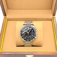 mens watch male student large dial luminous stainless steel band