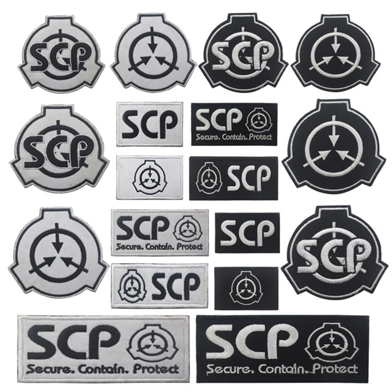 

SCP Foundation Embroidery Patches Tactical Military Armband Game Patch Badge for Clothing Hat Backpack Clothes Stickers