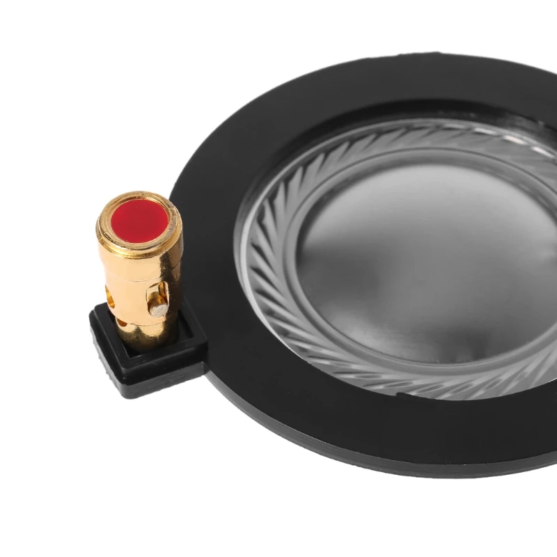 

H8WA Speaker Film 34.4 34.5 Core Treble Voice Coil Sliver Titanium Frame for Home Theater System Flat Titanium Film