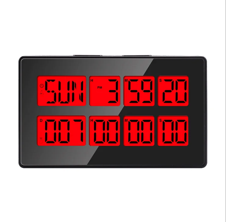 

Dual Channel Timer Digital Count Up & Down Timer with Magnetic Back Backlight Adjustable Volume for Cooking Breeding Hatch dual