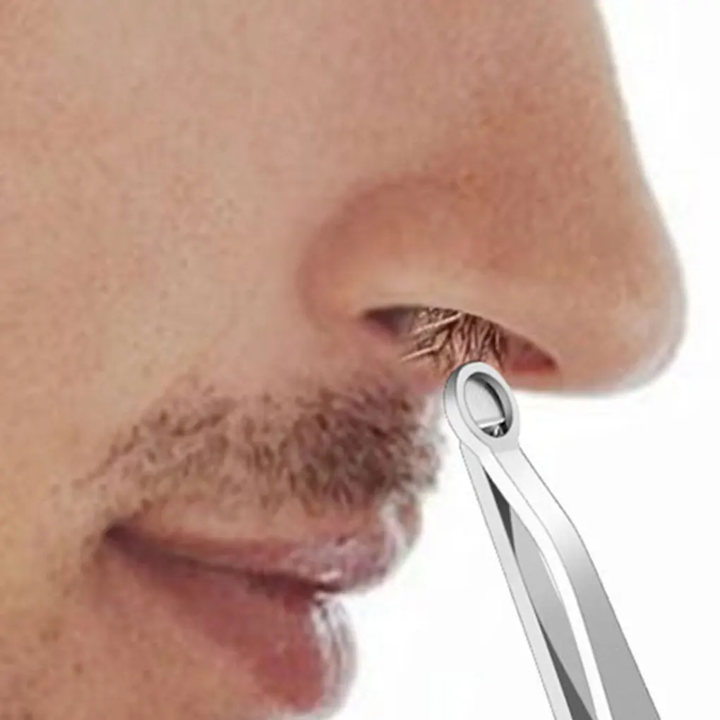 Прочный ручной триммер для волос в носу с круглой головкой легко чистится