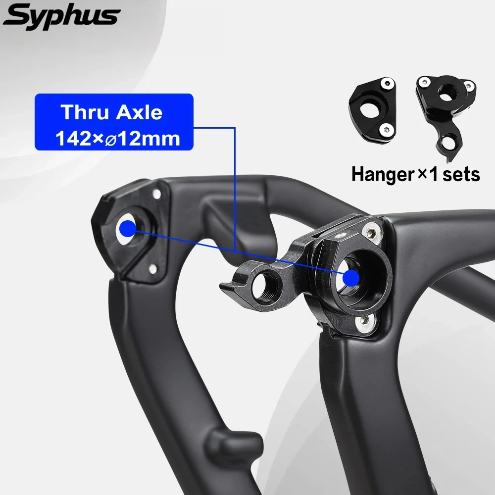 Фото Карбоновые рамы Mtb Syphus 29er PF30, горные велосипеды Hardtail, 142*12 мм, карбоновая рама велосипеда, сверхлегкая рама Mtb 29er №5