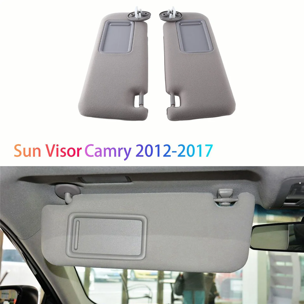 

Автомобильный солнцезащитный козырек с зеркальной фотографией для Toyota Camry 2012-2017 74320-06610-B1 Right