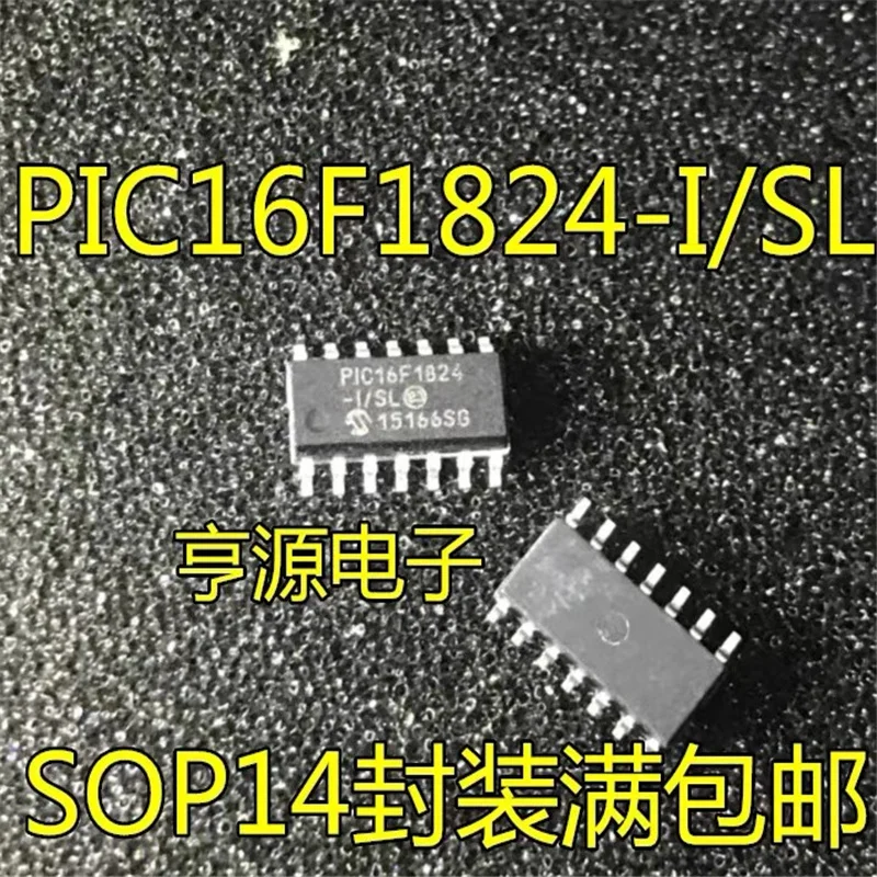 

Оригинальный набор микросхем PIC16F1824 SOP-14 IC, 1-10 шт.