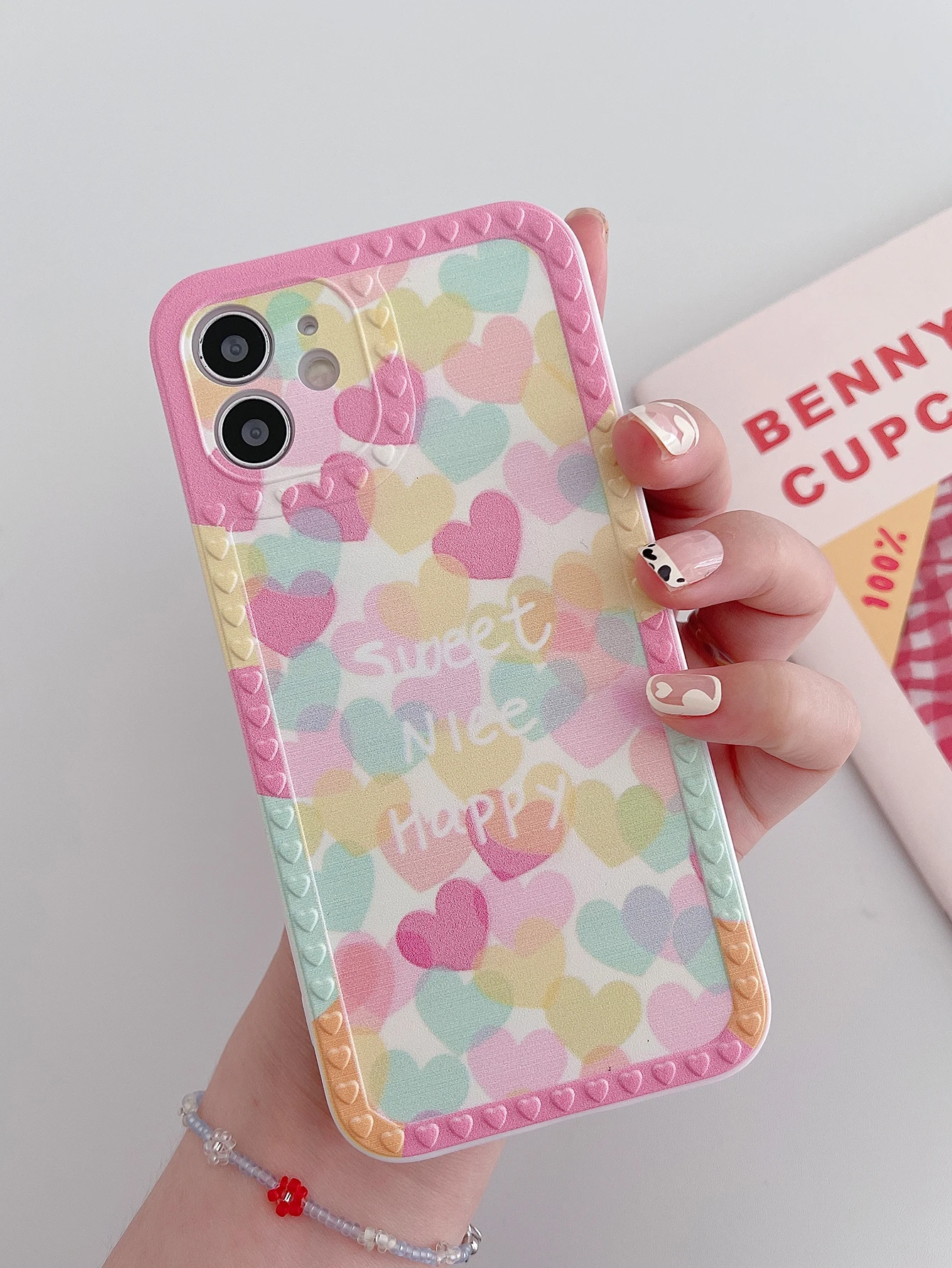 

Shockproof Soft Compatible with iPhone Case (White,iPhone11 12 12 Pro 13 13Pro 14 14pro 14promax)