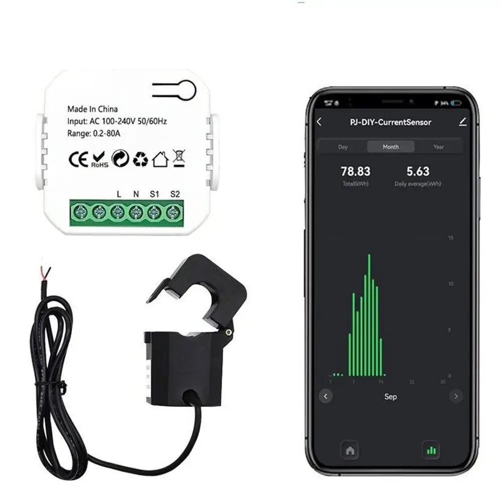 

Умный счетчик энергии Wi-Fi 110 в 240 В 50/60