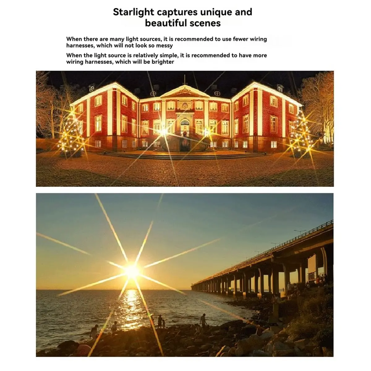 Фото Фильтр для камеры N05R 52 мм Star 6X Starlight: эффект звездного сияния, улучшение ночных сцен и источников света №4