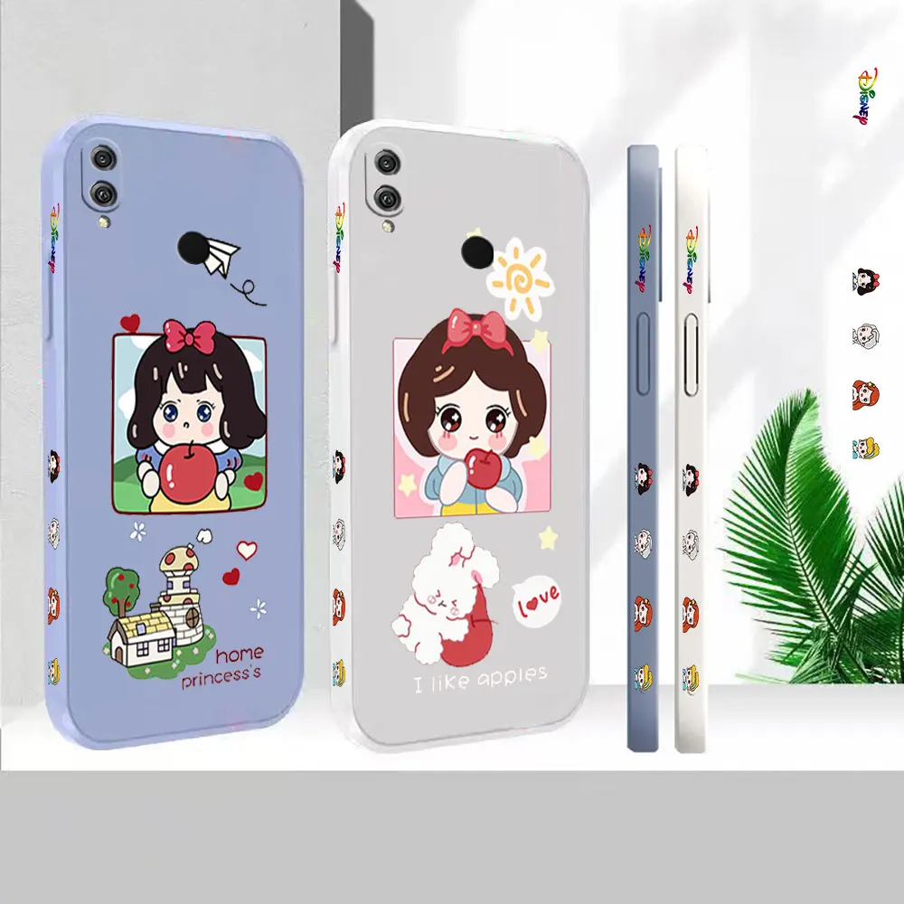 

Liquid Silicone Case For Honor 80 70 60 50 SE GT 30 30S 20 20S 10 9 8X Pro Plus Max Lite 4G 5G Snow White Cover Funda Cqoue Capa