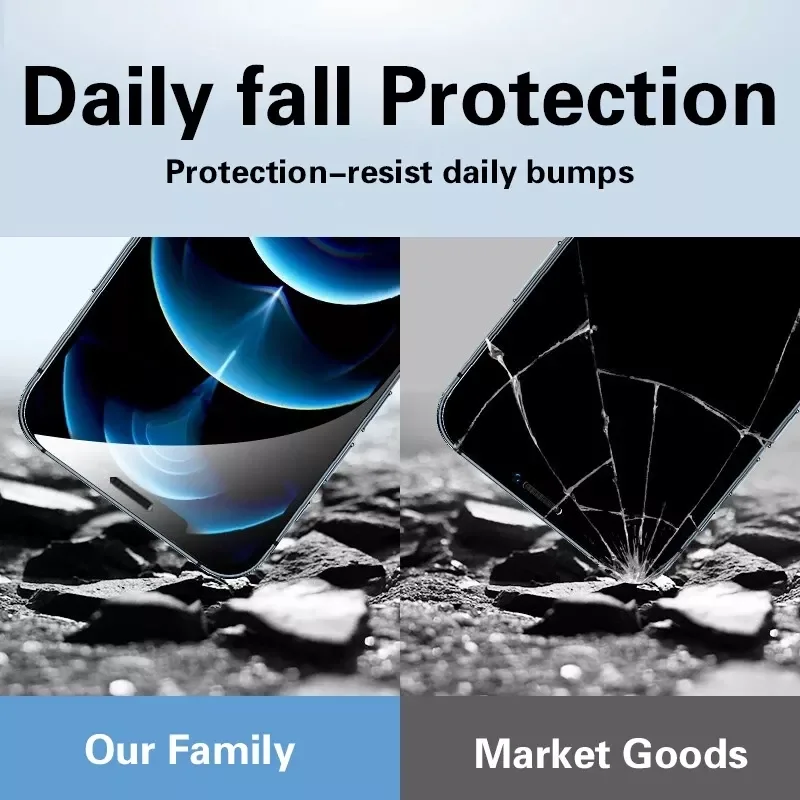 4Pcs Full Cover Screen Protector On The For iPhone 11 12 Pro XS Max XR X Tempered Glas For iPhone 8 6 7 Plus Protective Glass