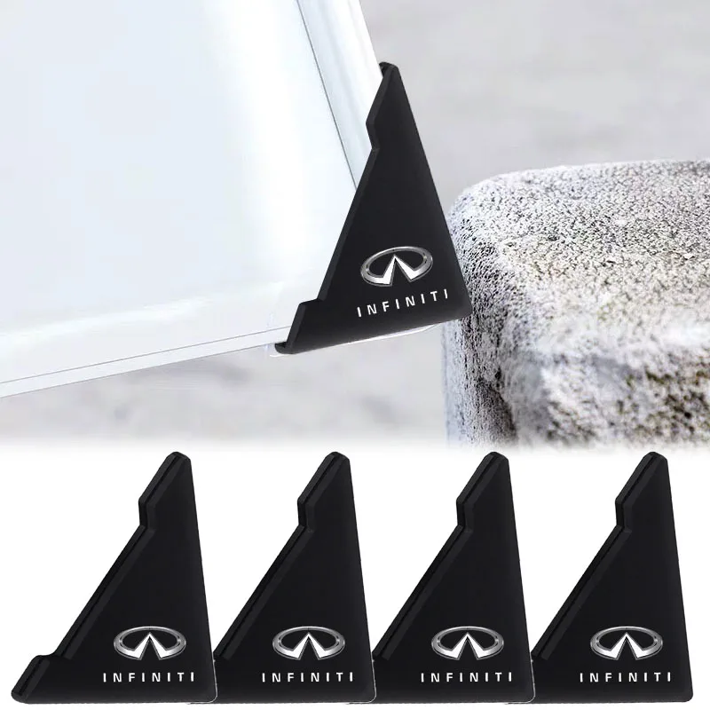 

2pcs Car Door Corner Protector Anti-Scratch Car Logo Pad For INFINITI FX35 Q70 Q50 QX50 QX70 M37 G35 G37 FX37 Car Accessories