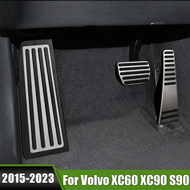 

For Volvo XC60 XC90 S90 V90 2015-2017 2018 2019 2020 2021 2022 2023 Stainless Car Accelerator Fuel Brake Pedal Foot Rest Pedals