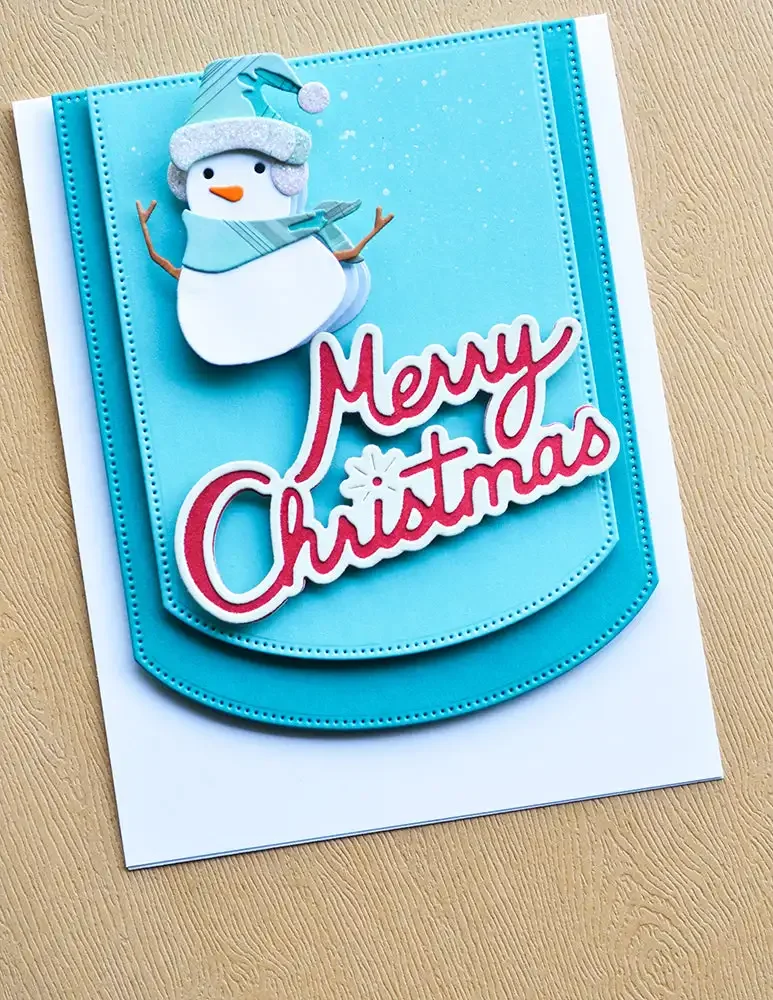 Роскошные Счастливого Рождества Φ мир Любовь слова вырезанные штампы для новых