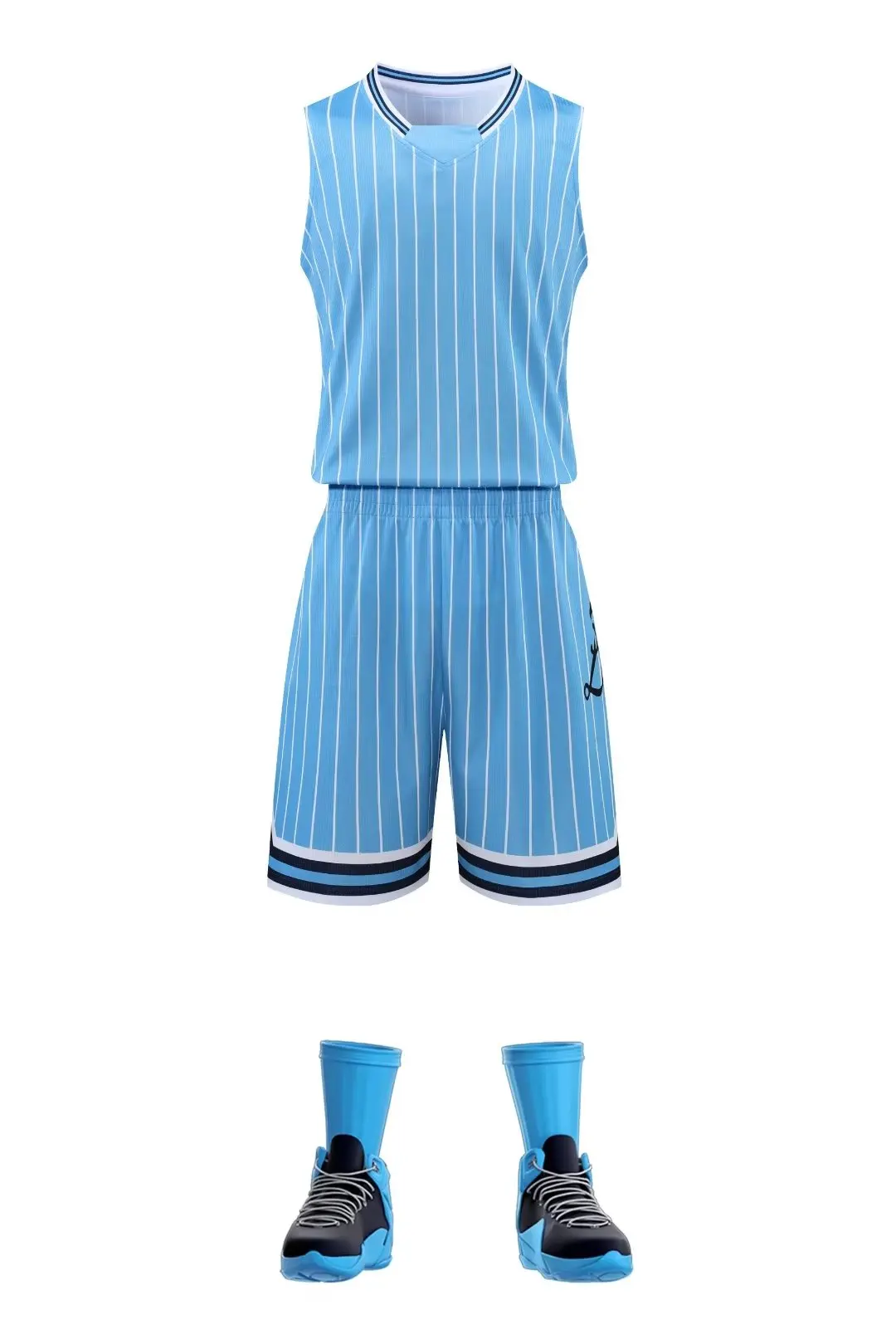 

Full Sublimation Hign Quality Men's Basketball Kits Jersey Set Team Club Basketball Wear Print Number Basketball Uniforms