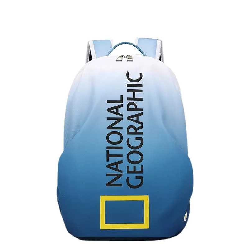 

Backpack National Schoolbag Student Gradient Color Backpack Geography Outdoor Large Capacity Computer Bag Travel Men and Women