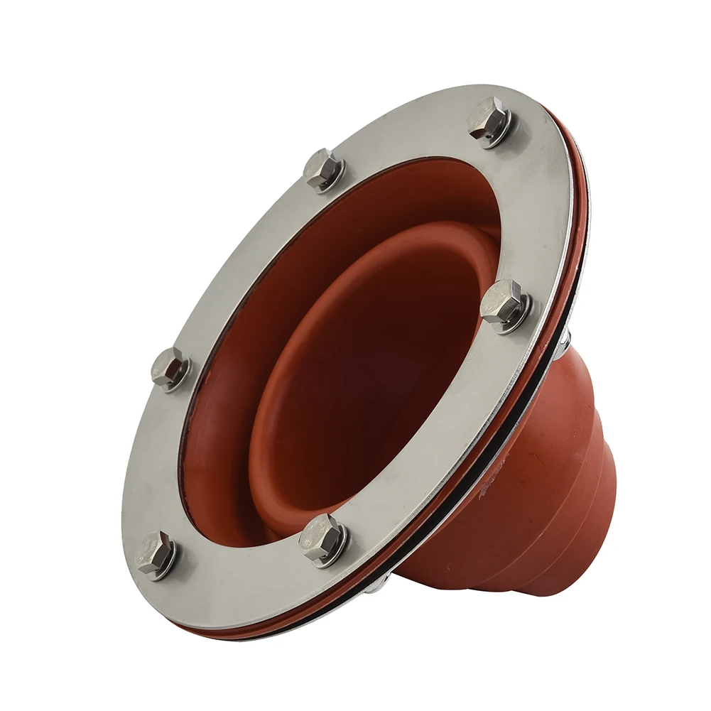 

Stove Jack Kit Chimney Anti-Scald Flashing Kit Heat Resistant Silicone Compatible Triple Wall Pipe Sections For Bell Tent
