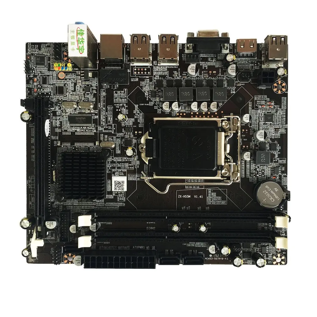

H55 Motherboard LGA 1156 DDR3 Memory For Intel LGA1156 Desktop Mainboard I3 I5 I7 Xeon x3470 Computer Placa Mae