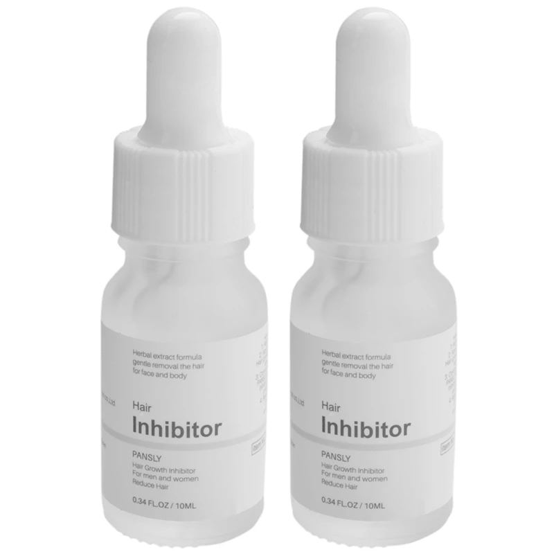 

Pansly 2X Hair Removal Inhibitor Oil Permanent Depilatory Armpit Beard Legs Pubic Bikini Hair For Body Face Hair Removal Cream