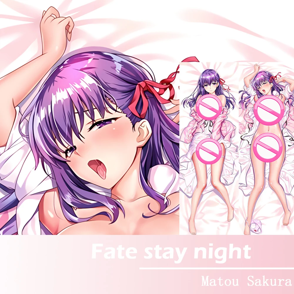

Двусторонняя наволочка Dakimakura с принтом Fate stay night Matou Sakura, наволочка в стиле аниме для тела в натуральную величину