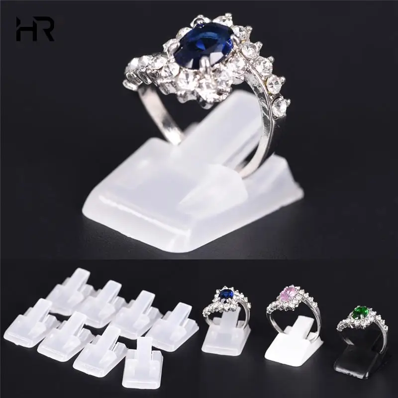 

10pcs/Lot Ring Show Plastic Frosted Jewelry Displays Holder for Ring, Decoration Stand New Arrival