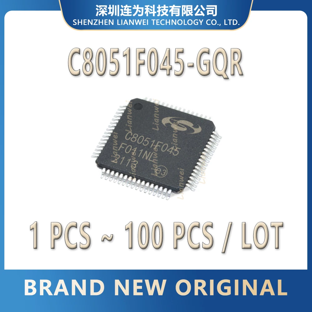 C8051F045-GQR C8051F045 C8051F C8051 IC MCU Chip TQFP-64