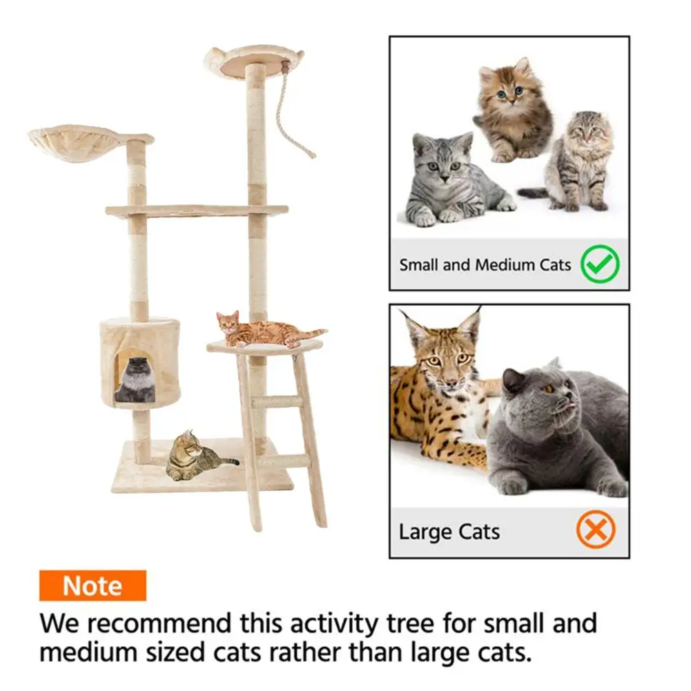 Multi-level Cat Tree Condo Furniture Cat Climbing Frame  FX-32  For Kittens Cats Pets