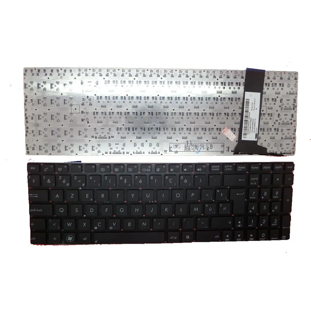 Клавиатура для ноутбука ASUS R501DP R501VB R501VJ R501VM R501VV R501VZ R501JR R501JN R501DY черная без рамки