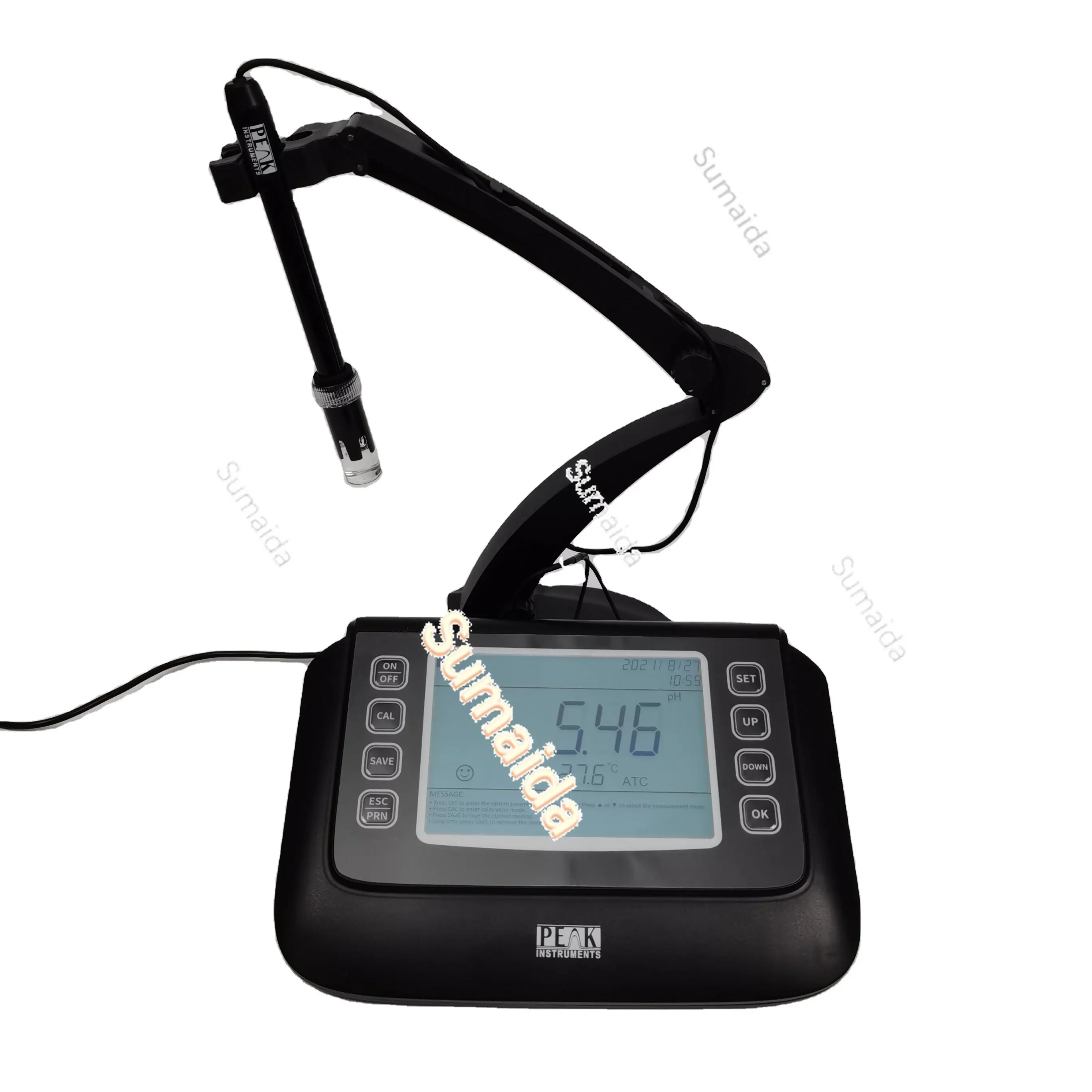 

Benchtop цифровой 3-точечный калибровочный водяной ATC PH метр в долларах