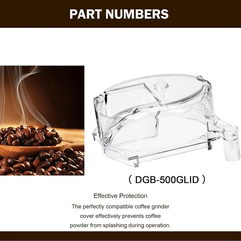 Замена крышки кофемолки в сборе DGB-500GLID для Cuisinart DGB-600 DGB-625 DGB-650 DGB-500