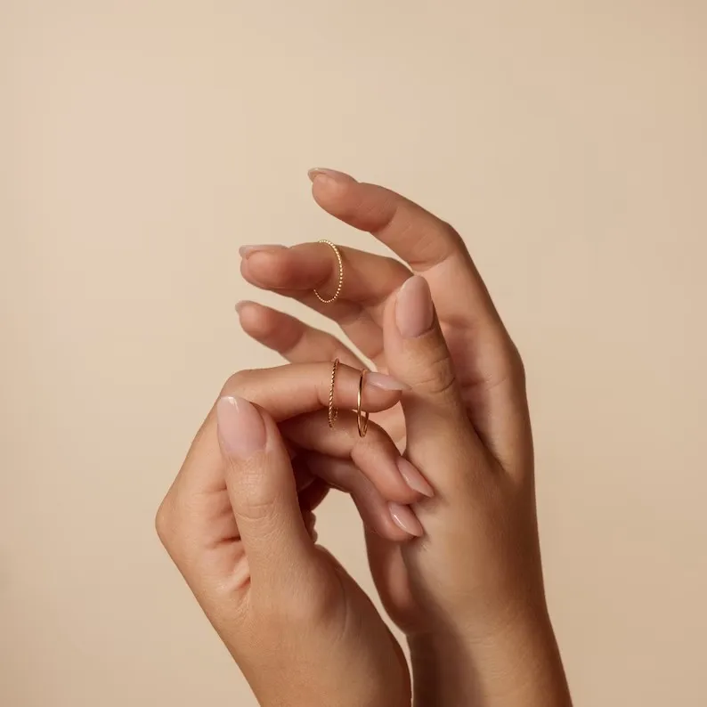 BOAKO 925 пробы серебряные кольца для женщин круглые блестящие из 3 частей ручной