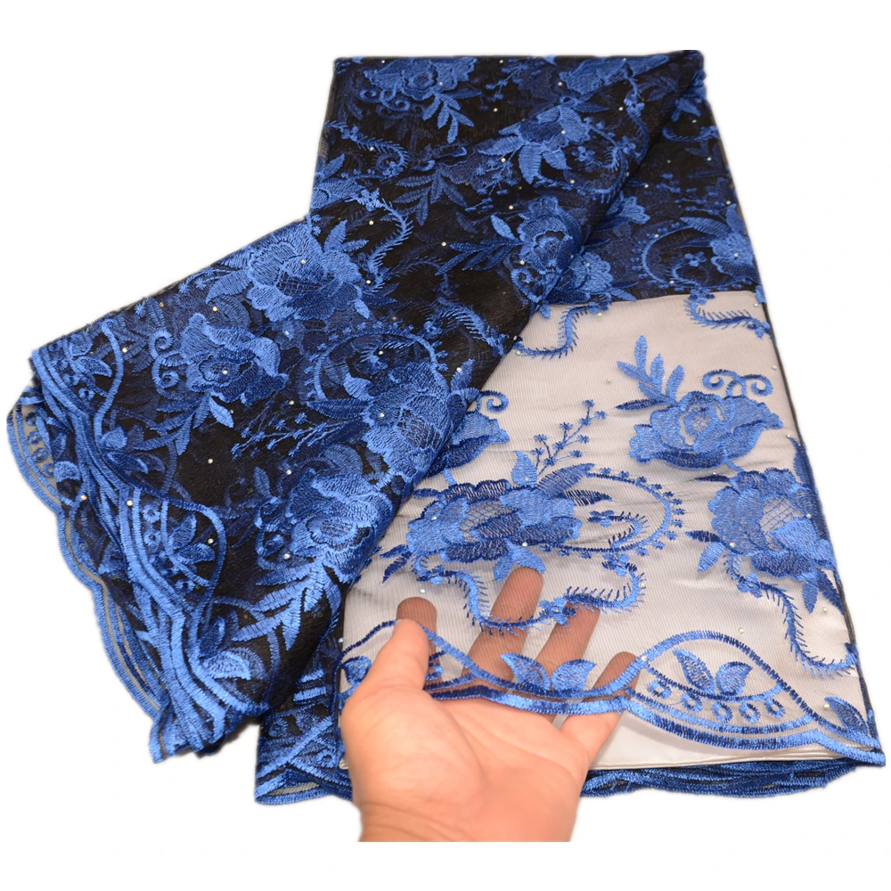 

Новейшая африканская кружевная ткань 2022, вышитая французская сетчатая кружевная ткань, материал для одежды